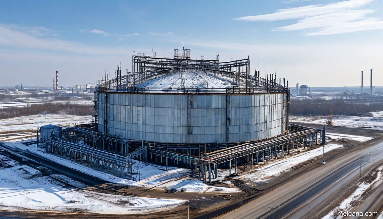 Антидроновая защита резервуара РВС-20000 Смоленске — ЗОК ЗАСЛОН по СП 542
